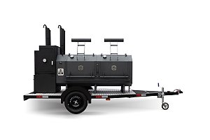 Pit Smoker 873 Carretinha com Warm Box/Forno
