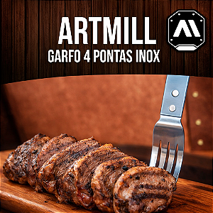 Garfo Churrasco 4P INOX – ArtMill