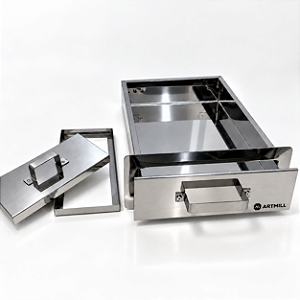 Gaveta Cinzeiro INOX 430 - 39x26 – ArtMill