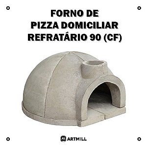 Forno de Pizza Domiciliar Refrat. 90 (CF)