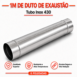 Tubo INOX 430 6" – ArtMill