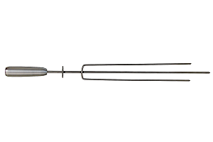 Espeto INOX Trident Giratório para Grill Platinum