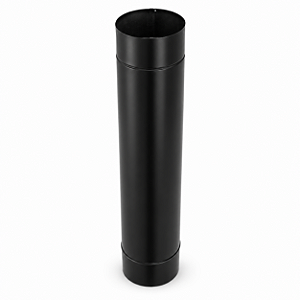 Tubo Galvanizado 8" com Pintura Eletrostática Preta ArtMill