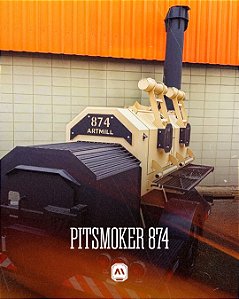 PitSmoker 874 Carretinha – Defumador Profissional ArtMill