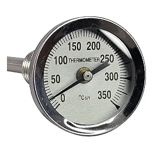 Termômetro Analógico Inox 2" 0-350 °C Haste 100 – ArtMill