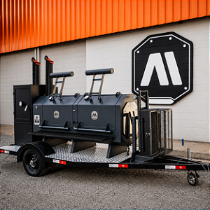Pit Smoker 873 Carretinha com Warm Box e Parrilla – ArtMill