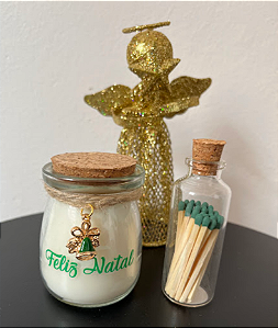 Kit Vela de Natal + Fósforo