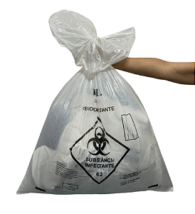 Saco Para Lixo Infectante 060L 100 Unidades