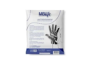Luva Descartável Plástica Mblife C/100