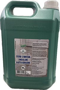 Cera Liquida Incolor Xodo Auto brilho 05 Litros