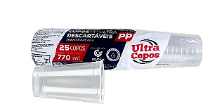 Caixa de Copo Descartável 770 mL Ultra Liso