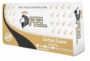 Papel Interfolhado 2 Dobras 100% 20X20 c/1.000 FIEL
