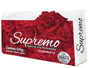 Papel Interfolhado 2 Dobras c/500 100% 20X20 SUPREMO