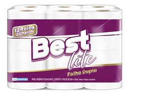 Papel Higiênico Folha Dupla 12 Rolos Best