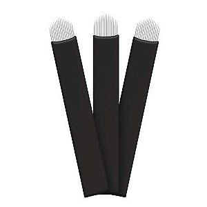 Lâmina U flex 12 pontas 0,18mm (preta)