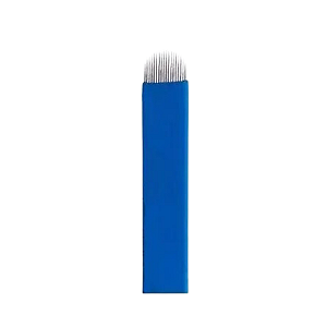 Lâmina U flex 12 pontas 0,20mm (azul)