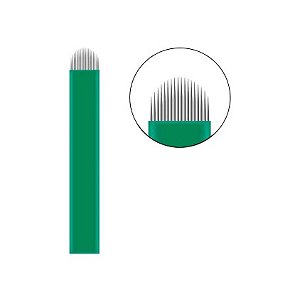 Lâmina U nano flex 14 pontas 0,16mm (verde)