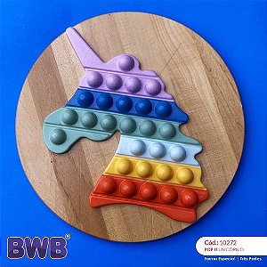 BWB Forma para Chocolate Pop IT Unicórnio (3 Partes " Silicone') Cod 10272