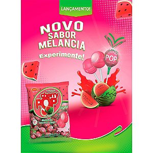 Pirulito Cherry Pop Melancia c/ 50 unids Simas