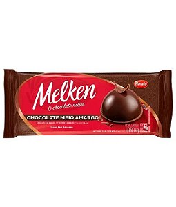 Melken Barra de Chocolate Meio Amargo 1.010Kg - Harald