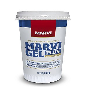 Marvi Gel Plus Emulsificante para sorvete e confeitaria 200g