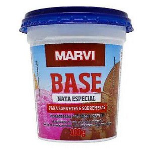 Marvi Base Nata especial 100g para sorvetes e sobremesas