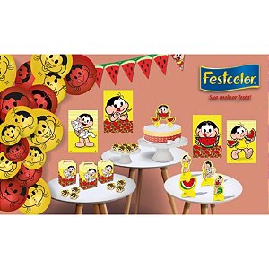 Kit Magali Decorativo Só um Bolinho c/ 7 prod(89 peças no total) Festcolor