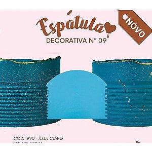 Espátula Decorativa n° 09 c/ 01 peça Azul ref 1990 – Dolcelina