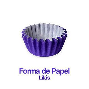 Forminha de Papel n° 04 Lilás c/ 100 unids para Doces (SDF) - Plac