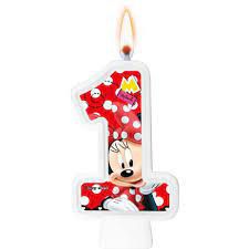 Vela de Aniversário Minnie N° 1 - Regina