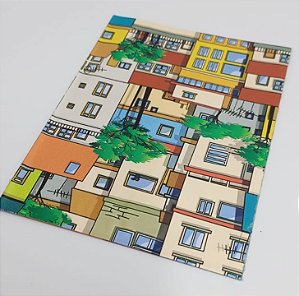 Saco Perolado Casas Brasil 10x14cm c/ 50 unids - Regina