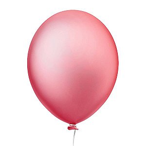 Balão Neon Vermelho 9" Pol c/ 30 unids - Happy Day