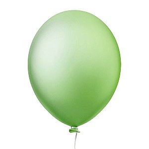 Balão Neon Verde Citrus 9" Pol c/ 30 unids - Happy Day