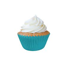 Forminha para Cupcake Mini Azul Claro c/ 45 unids ( 4cm x 2cm) - Flip