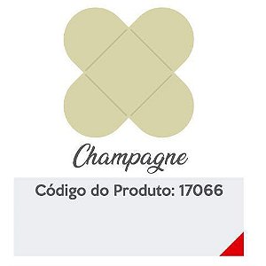 Forminha 4 Petalas P Champagne 17066 c/ 50 unids - Funfestas