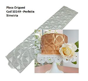 Placa Textura Origami Cod 10149 - Perfeita Simetria -  BWB