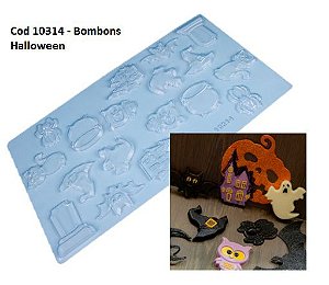 Forma para Chocolate Bombons Halloween Cod 10314 (Acetato) - BWB