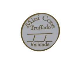 Etiqueta Adesiva Mini Cone Truffado (validade) c/ 100 unids
