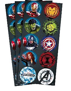 Adesivo Vingadores Avengers Gamer Verse c/ 30 unids - Regina