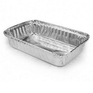 Bandeja Aluminio 750ml c/ 10 unids descartavel - Mello M131