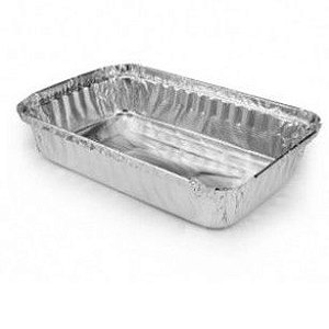 Bandeja Aluminio 750ml c/ 100 unids M131 - Fechamento Manual - Mello