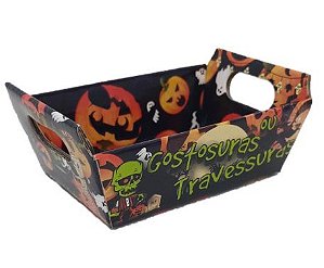 Cesta n°2 (14x10x5cm) 3263 Gostosuras ou travessuras Halloween - Kid Art