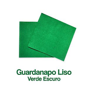 Guardanapo de Papel Colorido Verde Escuro c/ 50 unids 19,5 x 21,5cm - Plac