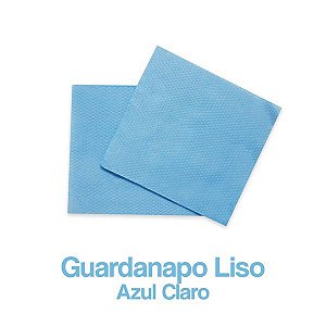 Guardanapo de Papel Colorido Azul Claro c/ 50 unids 19,5 x 21,5cm - Plac