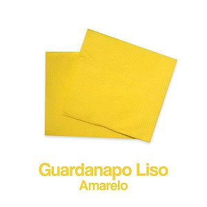 Guardanapo de Papel Colorido Amarelo c/ 50 unids 19,5 x 21,5cm - Plac