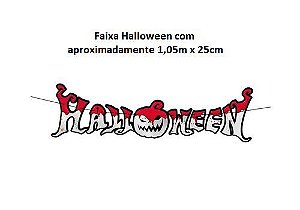 Faixa Metalizada Halloween 1,05m x 25cm  - Regina