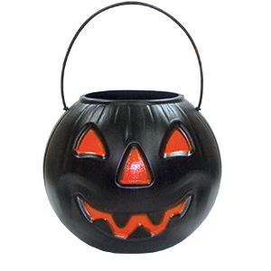 Balde Abobora Dark Halloween - Brasilflex