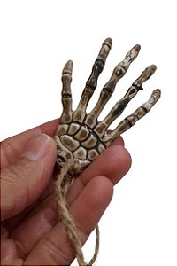 Varal Mão de esqueleto 2 Halloween c/ 12 peças - YDH