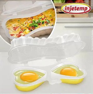 Forma para Preparar Ovos e omelete Egg Fácil 2 em 1 - Injetemp