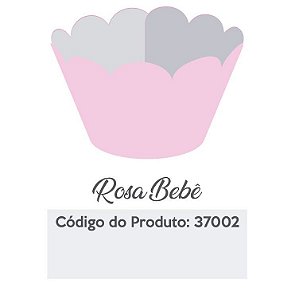 Saia para Cupcake Rosa Bebê c/ 12 unids ref 37002 - Funfestas